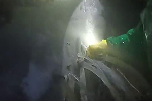 济宁消防水池堵漏现场